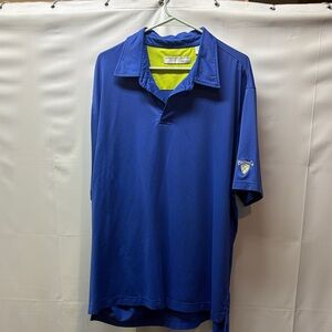 Vibrant Blue Men's Polo Shirt by Cutter & Buck